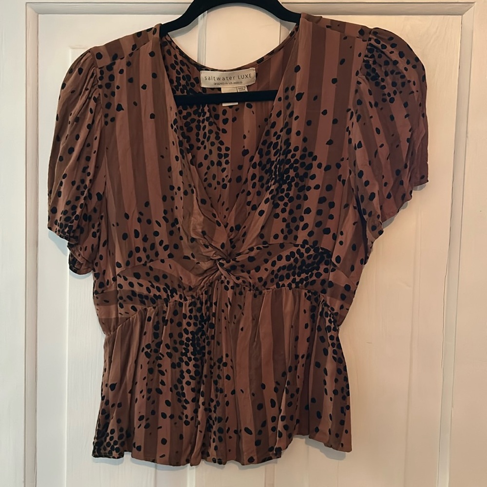 Peplum top.